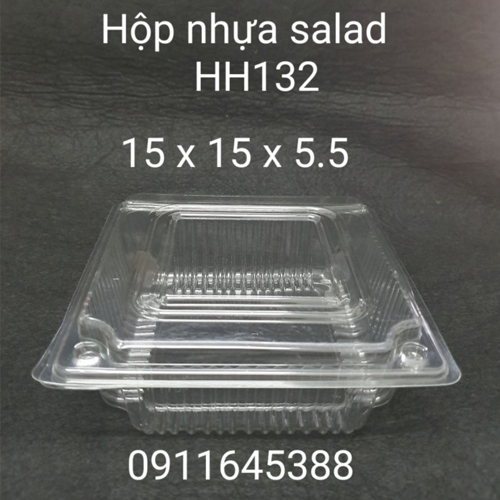 Hộp nhựa Salad HH132 - Bao Bì Trường An - Công Ty Sản Xuất Bao Bì Trường An